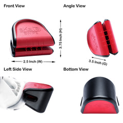 Skate Swipe Trio Ice Skate Blade Cleaner Pack of 3 with Storage Pouch | Dryer Wiper Tool for Skate Blade Care