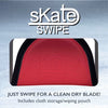 Skate Swipe Blade Cleaner Dryer Pack of 4 with Pouch | Ice Skate Dryer & Cleaner for Hockey & Figure Skates