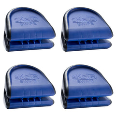 Skate Swipe Blade Cleaner Dryer Set Pack of 4 with Pouch | Ice Skate Blade Care Tool for Hockey & Figure Skates