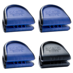 Skate Swipe Blade Cleaner Dryer Set Pack of 4 with Pouch | Ice Skate Dryer Wiper Cleaner for Hockey & Figure Skates
