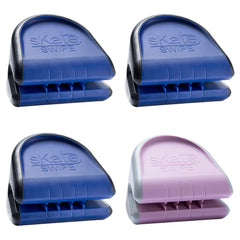Skate Swipe Blade Cleaner Dryer Set Pack of 4 with Pouch | Ice Skate Dryer Wiper Cleaner for Hockey & Figure Skates