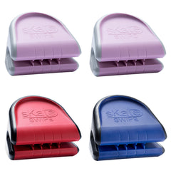 Skate Swipe Blade Cleaner Dryer Pack of 4 with Pouch | Ice Skate Dryer & Cleaner for Hockey & Figure Skates