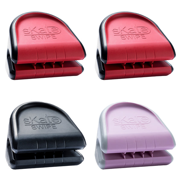 Skate Swipe Blade Cleaner Dryer Pack of 4 with Pouch | Ice Skate Dryer & Cleaner for Hockey & Figure Skates